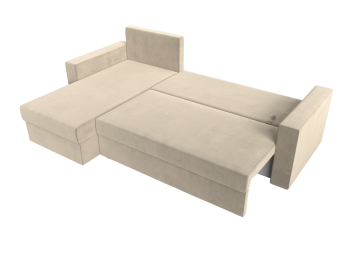 Угловой диван Траумберг Лайт левый угол, микровельвет