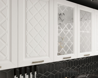 Кухня Агава 2,0 м Акация Белая/Моренга МДФ