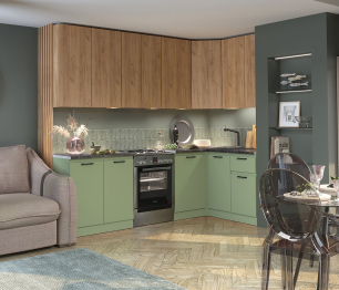 Кухня угловая Ревилья  03 (2500/1400)