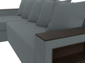 Диван угловой Дубай Лайт левый угол, рогожка Амур