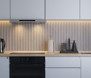 Кухонный гарнитур Леон прямой 240 см, белый