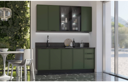 Кухня МДФ 2000/900 Николь