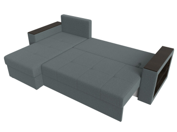 Диван угловой Дубай Лайт левый угол, рогожка Амур