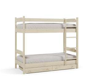 Кровать двухъярусная Антошка 90*200, массив сосны
