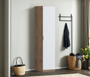 Шкаф однодверный Макс 500 мм, вариант №3 (ЛДСП, дуб вотан)