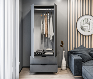 Шкаф с ящиками Бруклин СБ-3345