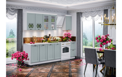 Кухня МДФ 2000 Милано Компоновка №2