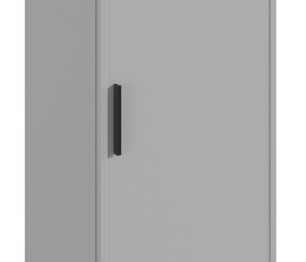 Шкаф-пенал Милан СБ-3255 Серый/МДФ Светло серый