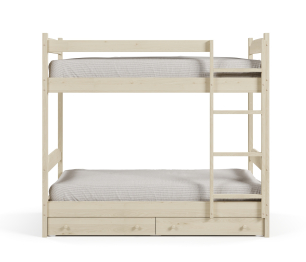 Кровать двухъярусная Антошка 90*200, массив сосны