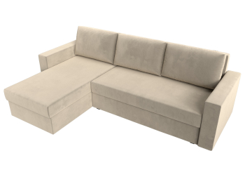 Угловой диван Траумберг Лайт левый угол, микровельвет