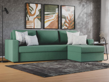 Угловой диван Траумберг Лайт правый угол, рогожка