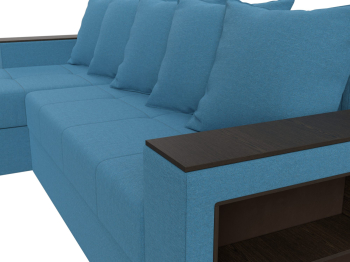 Диван угловой Дубай Лайт правый угол, рогожка Амур