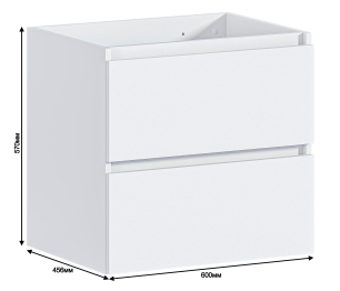 Тумба Люкс СБ-3156 Белый