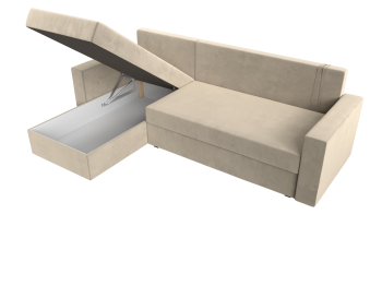 Угловой диван Траумберг Лайт левый угол, микровельвет