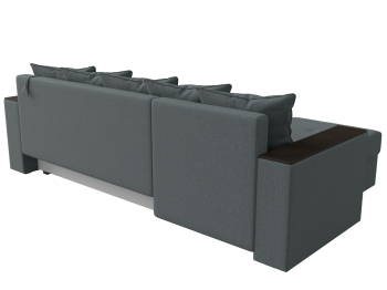 Диван угловой Дубай Лайт левый угол, рогожка Амур