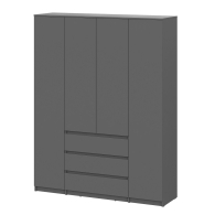 Для одежды, Шкаф для одежды и белья 4х дверный Денвер