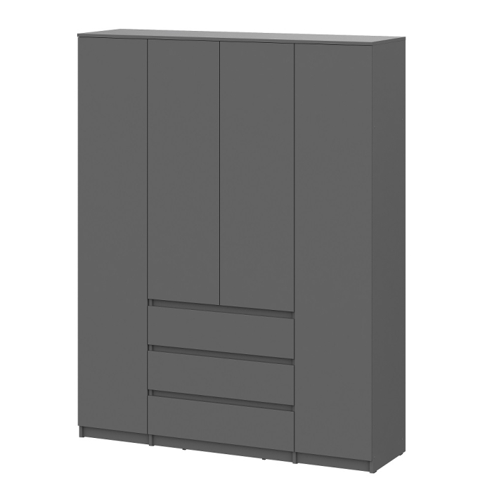 Для одежды, Шкаф для одежды и белья 4х дверный Денвер