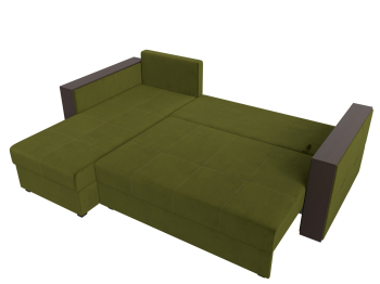 Угловой диван Валенсия Лайт левый угол, микровельвет