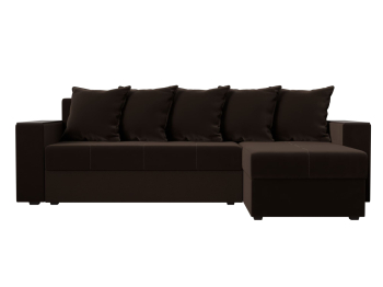 Диван угловой Дубай Лайт, микровельвет, правый угол