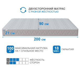 Столлайн / Матрас Юна 900*2000