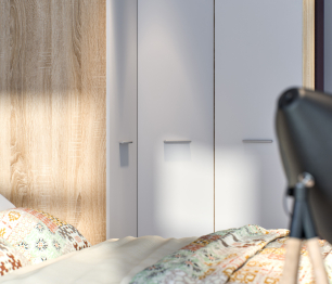 Шкаф 1 дверный Мамбо СБ-2677.Н