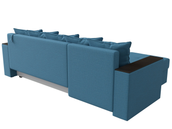 Диван угловой Дубай Лайт правый угол, рогожка Амур