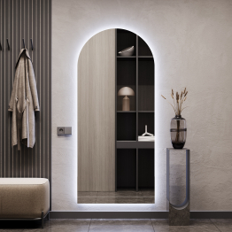 Зеркало с холодной подсветкой GENGLASS ARKIS NF LED L, с проводом 79х179 см