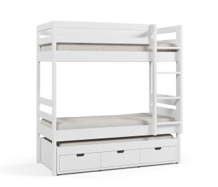 Кровать двухъярусная Ферст 90*200, массив