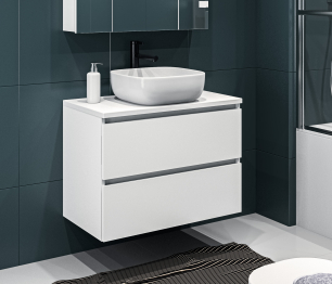 Столешница Люкс СБ-3167 Белый глянец