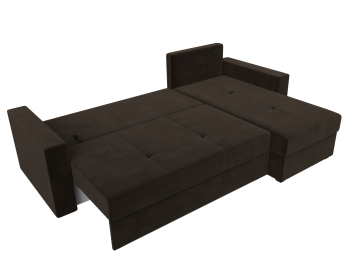 Диван угловой Верона Лайт правый угол, микровельвет