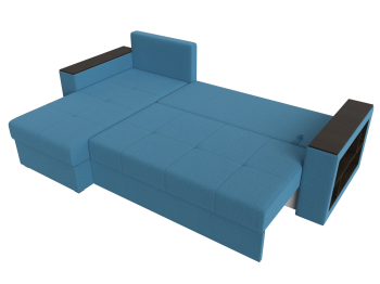 Диван угловой Дубай Лайт правый угол, рогожка Амур