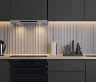 Кухонный гарнитур Леон прямой 240 см, диамант серый